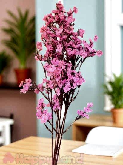 Happyland Yapay Pembe Bahar Dalı 55 cm Pembe Renk Japon Kiraz ÇİÇEĞİ