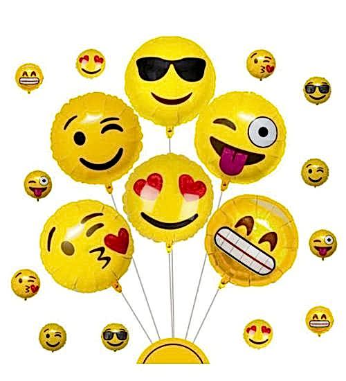 Happyland Emoji Folyo Balon Set 6’lı