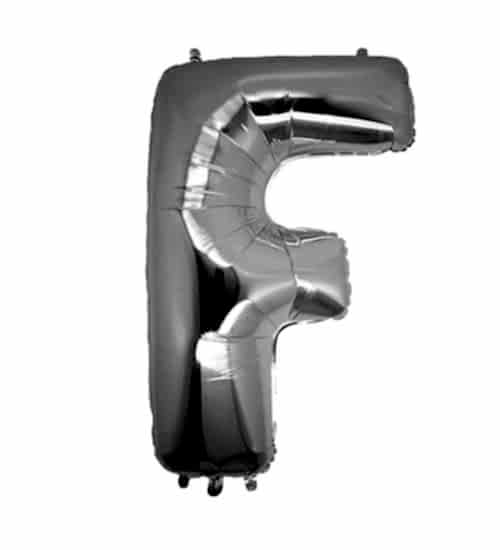 E Harfi Gümüş Folyo Balon 100 cm