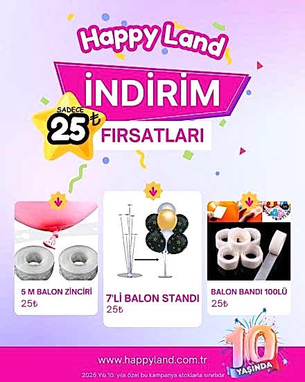 10.YILA ÖZEL BALON BANDI KAMPANYA 