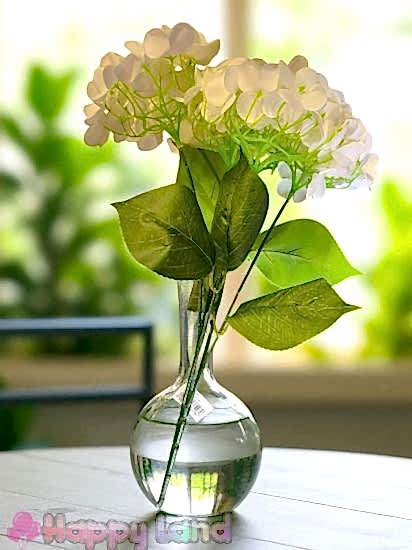 Happyland Yapay Ortanca Demeti Beyaz Renk Yapay Çiçek Dekor Gelin Çiçeği 