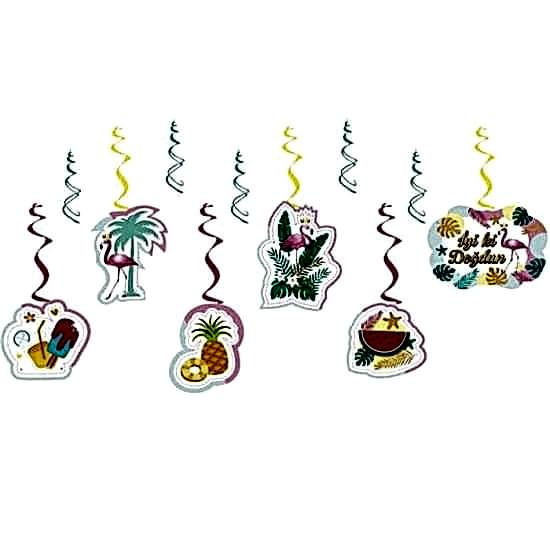 Flamingo Konsepti Asma Süs Seti