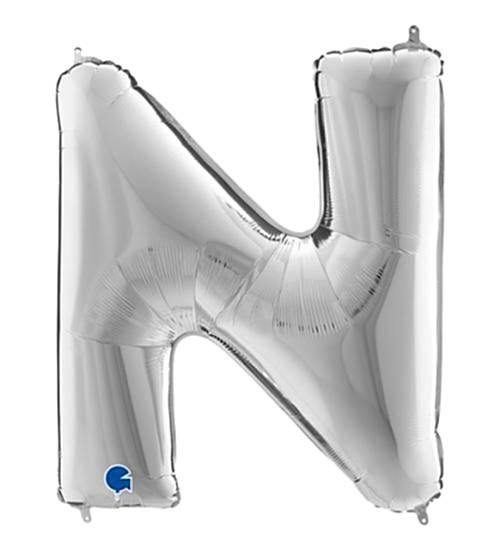 Folyo Harf Balon N Gümüş 40 İnç 101 Cm