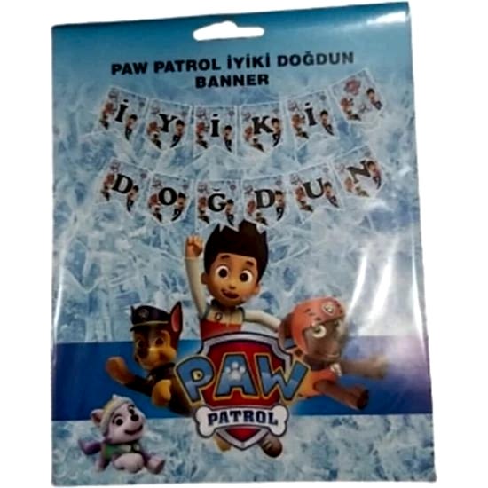 Happyland Paw Patrol İyiki Doğdun Banner Süs