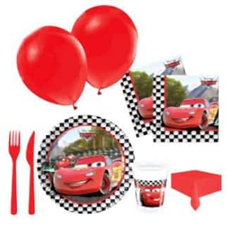 8 Kişilik Arabalar Parti Seti Şimşek Mcqueen Doğum Günü Seti