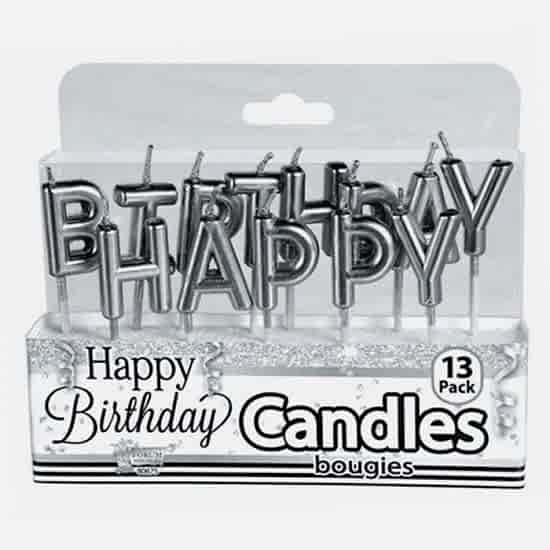 Gümüş Happy Birthday Mum