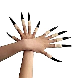 Happyland 1 Adet Halloween Cadı Siyah Cadı Tırnağı