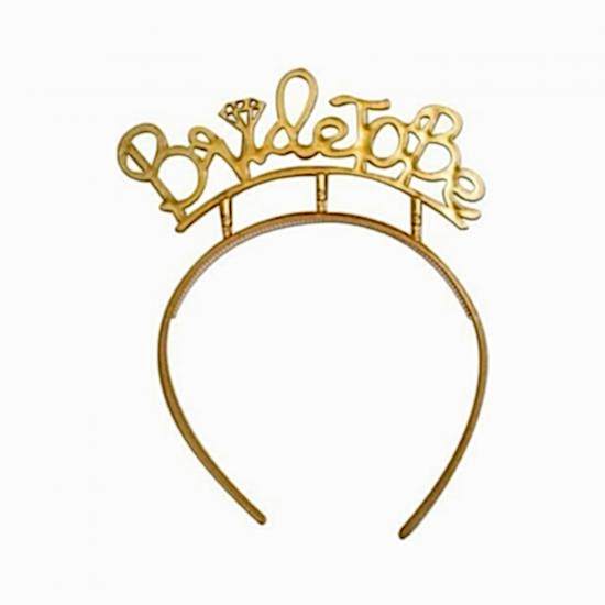 Happyland Gold Bride To Be Metal Taç﻿