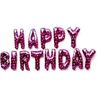 Happy Birthday Folyo Balon Pembe