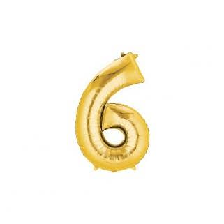 Rakam Folyo Balon - Altın-6