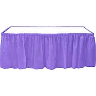Mor Plastik Masa Eteği -1 Adet