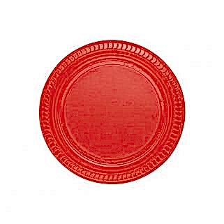 Tabak 22 Cm Kırmızı 25’Li Pk