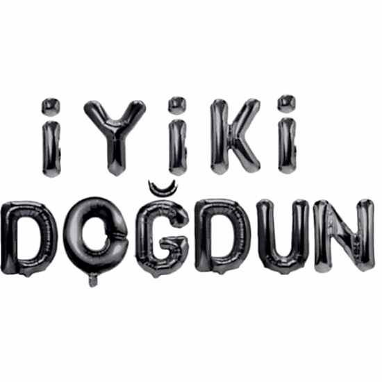 İyiki Doğdun Folyo Balon Gümüş
