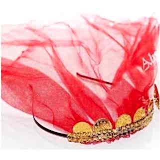 Nedime Tacı Kırmızı Paralı Kına Tacı Özel 10 Ad Kına Malzemeleri