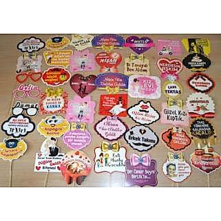 Düğün Nişan Kına Komik Konuşma Pankartları 15 Adet