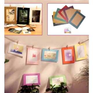 İpli Mandallı Fotoğraf Çerçeveleri (7 Adet)