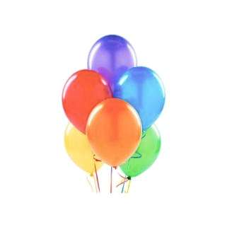 Renkli Balon – 25 Adet