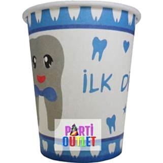 İlk Dişim Bardak Mavi 8’li