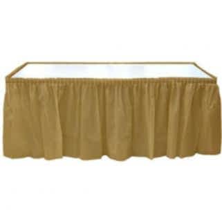 Plastik Masa Kenarı Eteği Altın/Gümüş