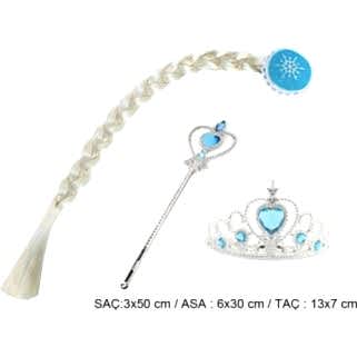 Saç Ve Taç Sihirli Asa Seti