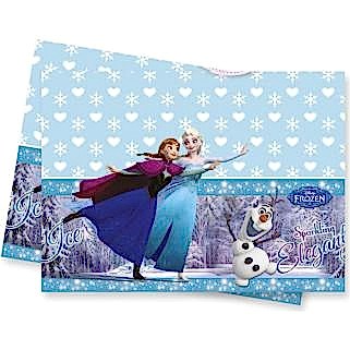 Lisanslı Frozen Plastik Masa Örtüsü