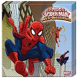 Spiderman Savaşçı Kağıt Peçete