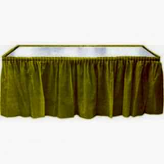 Sarı Plastik Masa Eteği