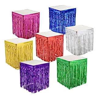 Masa Kenarı Eteği Ve Fonsüsü Metalize Gümüş P1-100