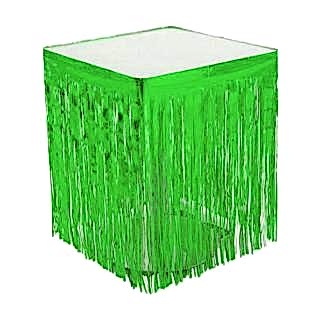 Masa Kenarı Eteği Ve Fonsüsü Metalize Yeşil P1-100