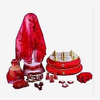 Kına Gecesi Seti 555 Parça Kırmızı Kına Paketi Kına Malzemesi