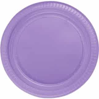 Tabak 22 cm Lila 25’Li Paket