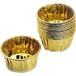 Cupcake Kalıbı Küçük Boy 44*35 Sufle-Muffin Altın/Gümüş (24 Adet)