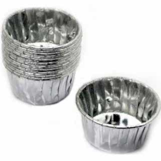 Cupcake Kalıbı Orta Boy 50*39 Sufle-Muffin Altın/Gümüş (24 Adet)