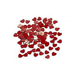 Kırmızı Kalp Masa Konfeti