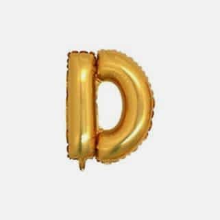 D Harf Folyo Balon Altın 100 cm