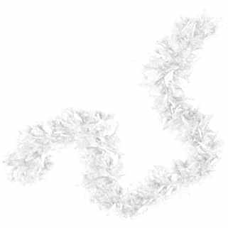 1Ad Beyaz Otriş Tüy Zincir Parti Süsü, 190 cm