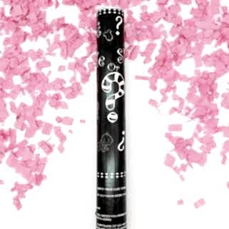 Kız Bebek Cinsiyet Belirleme, Açıklama Partisi Pembe Konfeti