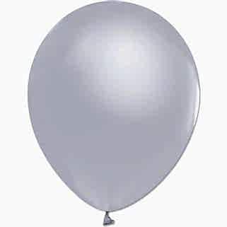 Balon 20 Adet Balon 12 İnç Metalik Parti Süsleme Gümüş ( 25 cm *