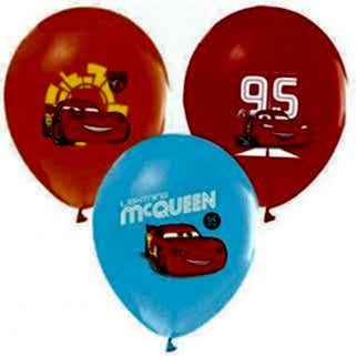 20 Adet Balon The Cars Parti Süsleme Malzemesi ( 25 cm * 30 cm)