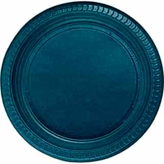 Mavi Plastik Tabak 22 cm 25li