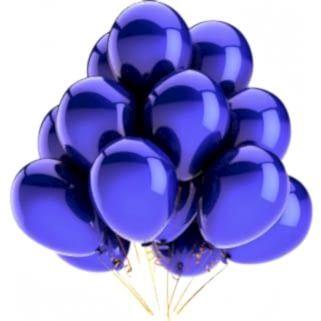 25 Adet Metalik Lateks Balon Mor Renk