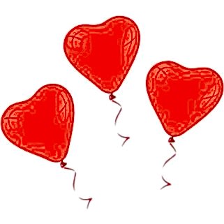 20 Adet Kırmızı Düz Kalp Balon