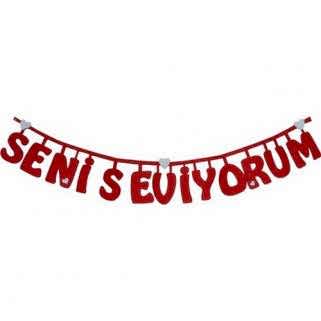 Happyland Seni Seviyorum Keçe Yazı