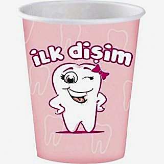 Happyland Diş Buğdayı Bardakları Pembe 8 li