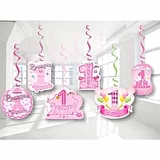 Prenses 1 Yaşında Yay Set Pembe 6’lı