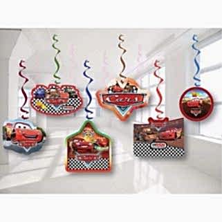 Cars Tavan Asmalı Süs 6 lı Yay Set