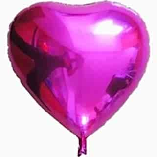 FUŞYA KALP FOLYO 45 CM