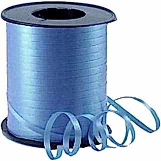 Metalik Mavi Balon İpi 300Mx5Mm Parlak Rafya Süsleme Rabant