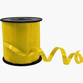 Metalik Civciv Sarı Balon İpi 300M Parlak Rafya Süsleme Rabant