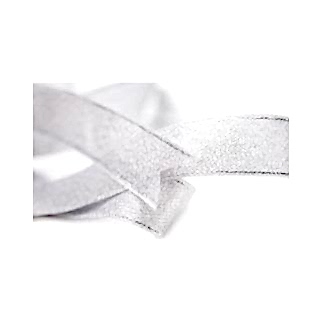 Happland 1 Adet 10M Gümüş Kurdele 20Mm Gri Kurdela Malzemesi